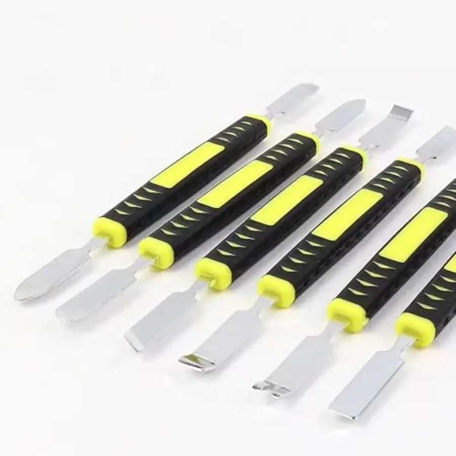 Metal Crowbar 6Piece DualEnds Small Metal Spudger Pry Opening Repair Tools KitProfessional Repair Tool Kit for Phone Laptops Ta
Metal Crowbar 6Piece DualEnds Small Metal Spudger Pry Opening Repair Tools KitProfessional Repair Tool Kit for Phone Laptops Ta
