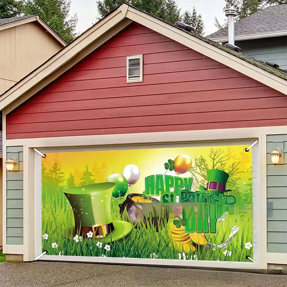 St. Patrick's Day Garage Door Background, Scene Layout, Party Decoration, Photography, Souvenir, Cloth
St. Patrick's Day Garage Door Background, Scene Layout, Party Decoration, Photography, Souvenir, Cloth