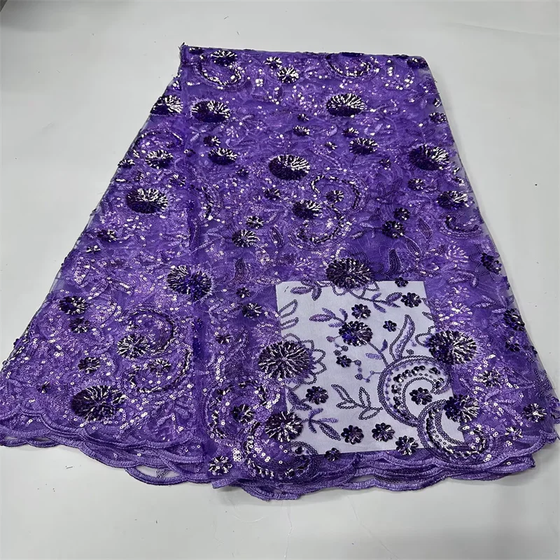 High Quality African Lace Fabric 2025 White Gold French Net Sequins Fabric Sewing Embroidered Tulle Nigerian Lace Fabric 5Yards
High Quality African Lace Fabric 2025 White Gold French Net Sequins Fabric Sewing Embroidered Tulle Nigerian Lace Fabric 5Yards