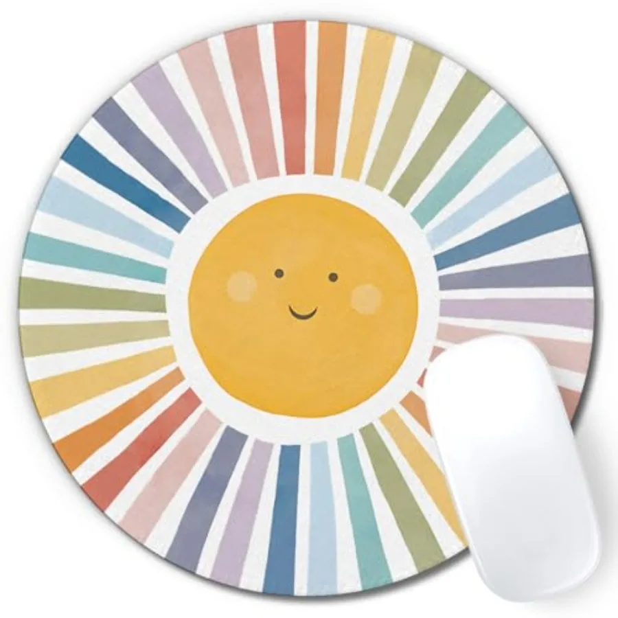 Boho Colorful Sunshine Rainbow Mouse Pad, Cute Sunshine Mouse Pads Mousepad for Desk Home Office Dorm Computers Laptop, Boho Of
Boho Colorful Sunshine Rainbow Mouse Pad, Cute Sunshine Mouse Pads Mousepad for Desk Home Office Dorm Computers Laptop, Boho Of