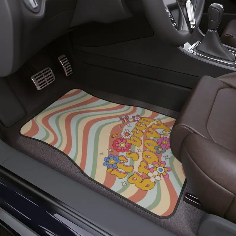 Boho Colroful Car Floor Mats, Aesthetic Y2K Groovy Car Floor Mats,Y2K Retro Car Accessories, Cute Car accessories for women,Good
Boho Colroful Car Floor Mats, Aesthetic Y2K Groovy Car Floor Mats,Y2K Retro Car Accessories, Cute Car accessories for women,Good