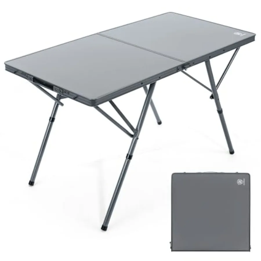 Large Camping Table for 4-6 Person, Portable Folding Aluminum Table with Carrying Handle, Suitable for BBQ, Picnic, Camping and
Large Camping Table for 4-6 Person, Portable Folding Aluminum Table with Carrying Handle, Suitable for BBQ, Picnic, Camping and