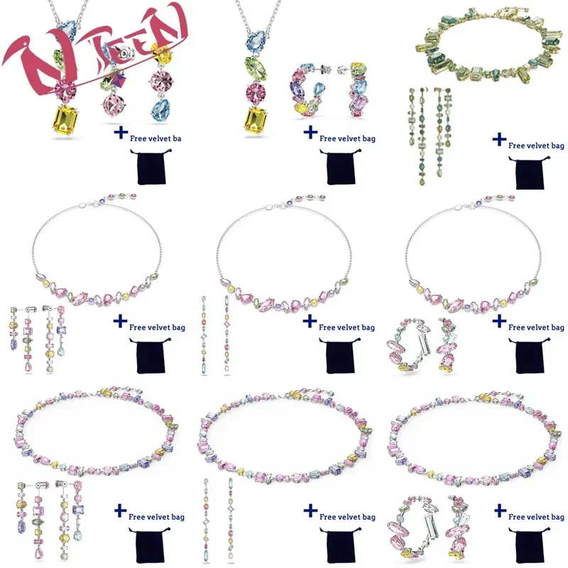 High Quality Original Women's Jewelry Set, Gema Series Large Candy Shape Necklace and Earrings Set, Suitable for Holiday Gifts
High Quality Original Women's Jewelry Set, Gema Series Large Candy Shape Necklace and Earrings Set, Suitable for Holiday Gifts