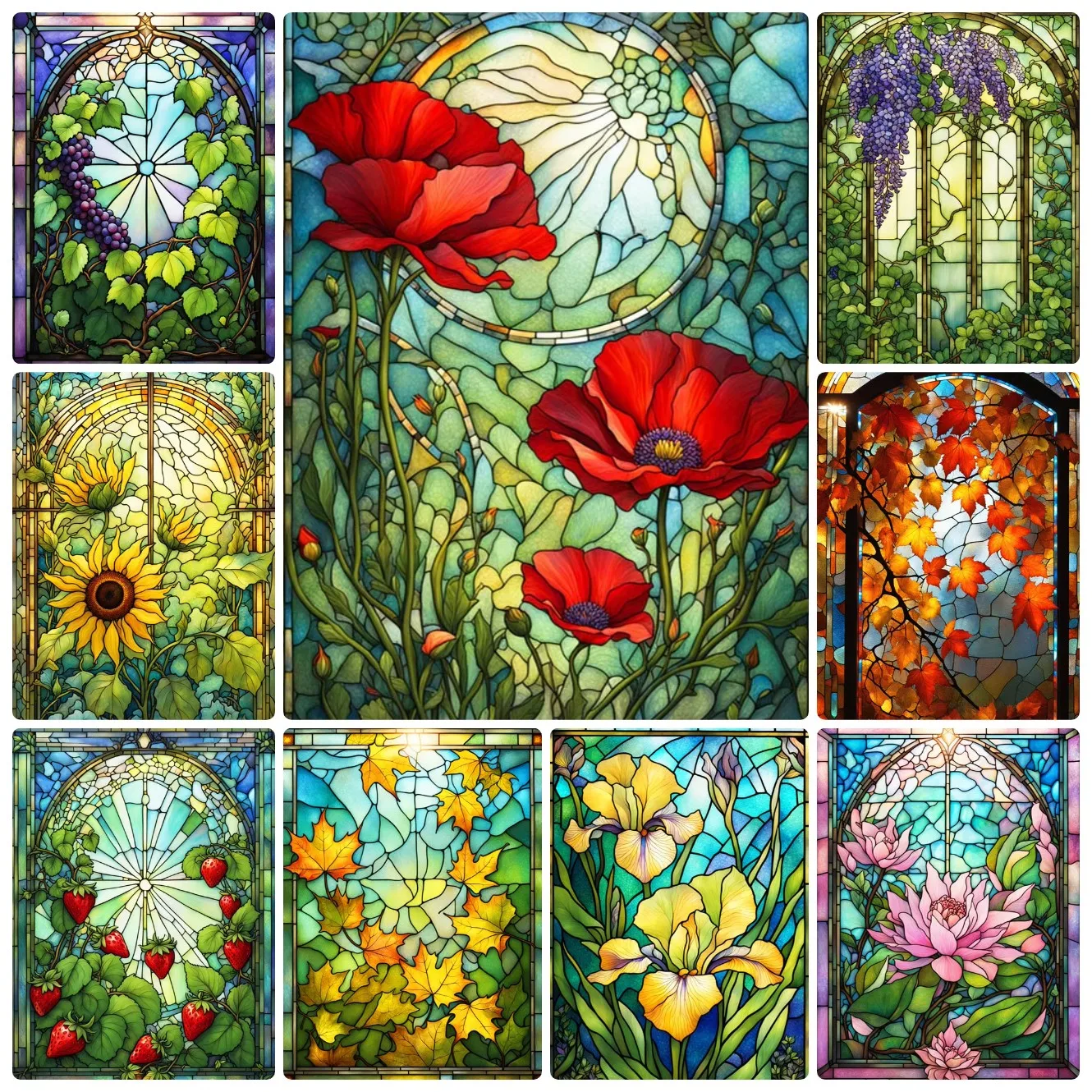 Style of stained glass window Flower 500/1000/1200/2000 PCS Jigsaw Puzzles Family Activity Games for Gameroom Bedroom Gifts
Style of stained glass window Flower 500/1000/1200/2000 PCS Jigsaw Puzzles Family Activity Games for Gameroom Bedroom Gifts