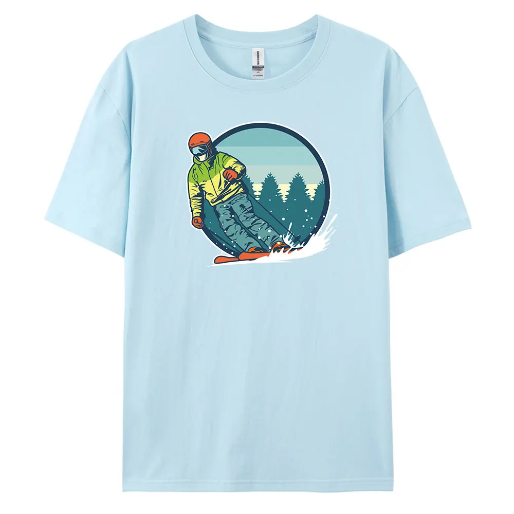 Men's Casual Short-sleeved T-shirt with 100% Cotton Fashion print Tees oversizeZQ
Men's Casual Short-sleeved T-shirt with 100% Cotton Fashion print Tees oversizeZQ
