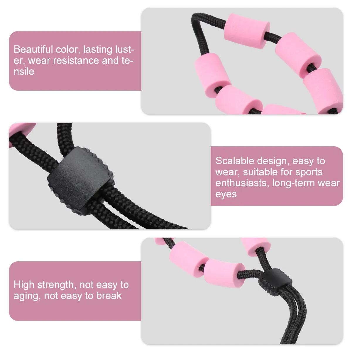 High Quality Glasses Hanging Rope Scalable Sports Fixed Strap Swimming Floating Glasses Cord Eyeglasses Holder Accessory
High Quality Glasses Hanging Rope Scalable Sports Fixed Strap Swimming Floating Glasses Cord Eyeglasses Holder Accessory