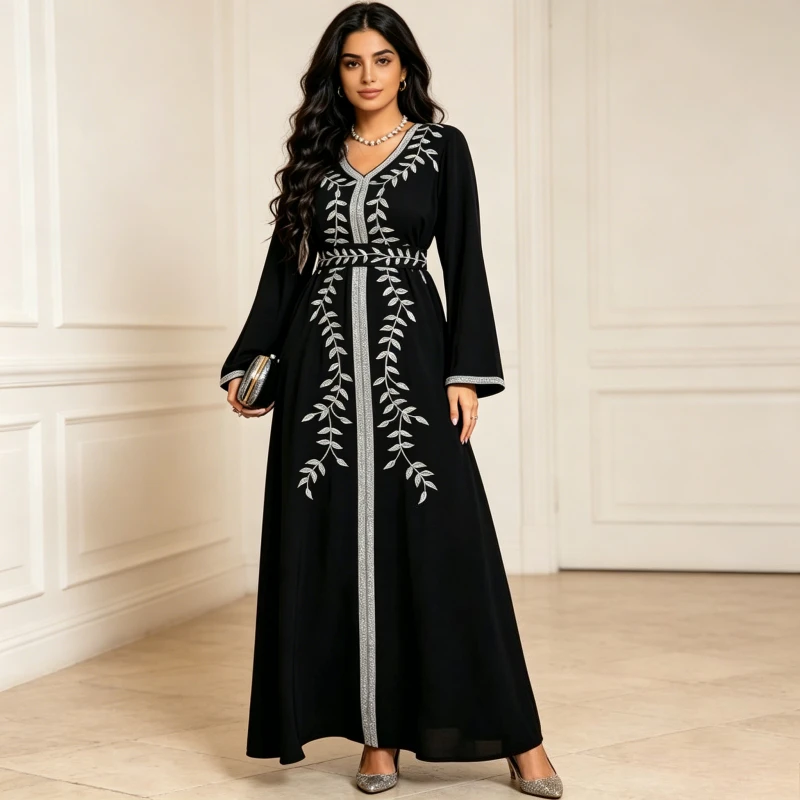 Women Dresses Abaya Muslim Eid Morocco Ramadan Dubai Abayas Vestidos 2026 Embroidery Kaftan Jalabiya Sashes Party Long Dress
Women Dresses Abaya Muslim Eid Morocco Ramadan Dubai Abayas Vestidos 2026 Embroidery Kaftan Jalabiya Sashes Party Long Dress