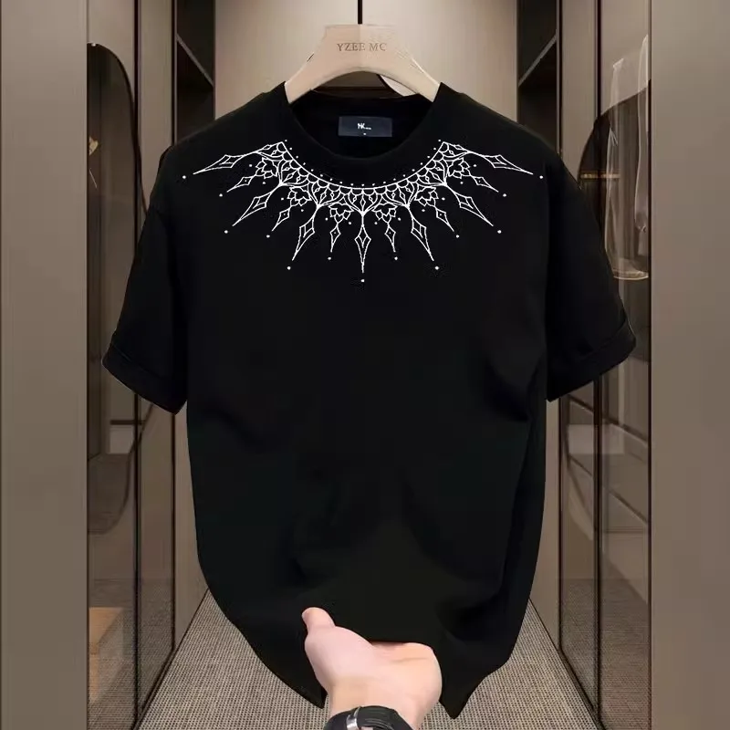 Extra Large 300 Pou American Sle ort Sve T-irt Men's Loose f Sve Summer Heavyweight Pure Cotton Top
Extra Large 300 Pou American Sle ort Sve T-irt Men's Loose f Sve Summer Heavyweight Pure Cotton Top