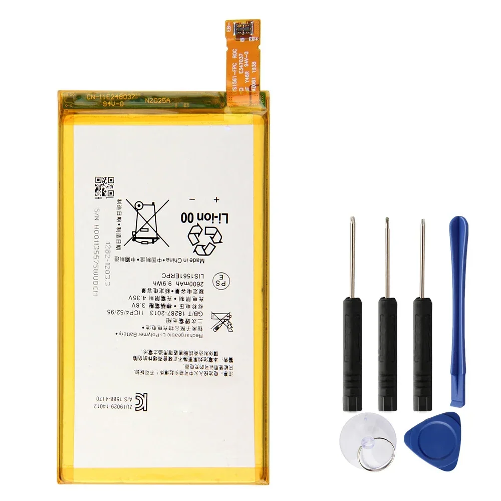 LIS1561ERPC Сменный аккумулятор для телефона Sony Xperia Z3 Compact Z3 mini C4 M55W D5833 Z3MINI 2600 мАч
LIS1561ERPC Сменный аккумулятор для телефона Sony Xperia Z3 Compact Z3 mini C4 M55W D5833 Z3MINI 2600 мАч