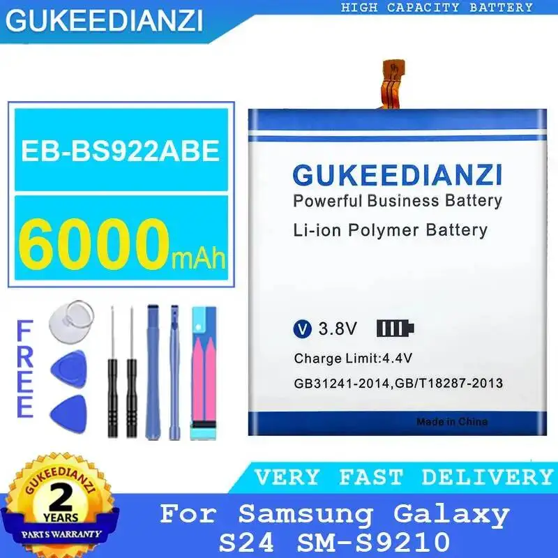 Аккумулятор для мобильного телефона Samsung Galaxy S24 SM-S9210 6000 мАч, высокая совместимость, EB-BS922ABE
Аккумулятор для мобильного телефона Samsung Galaxy S24 SM-S9210 6000 мАч, высокая совместимость, EB-BS922ABE