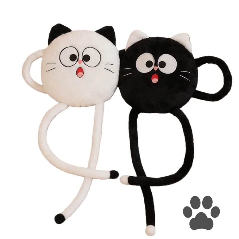 Funny Big Eyes Black Cat White Cat Plush Toy Long Hands Long Feet Can Wrap Pillow Home Decoration Napping Pillow
Funny Big Eyes Black Cat White Cat Plush Toy Long Hands Long Feet Can Wrap Pillow Home Decoration Napping Pillow