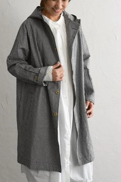 Spring and Autumn Women's Trench Coat Loose Casual Hooded Retro Workwear Trench Coat
Spring and Autumn Women's Trench Coat Loose Casual Hooded Retro Workwear Trench Coat