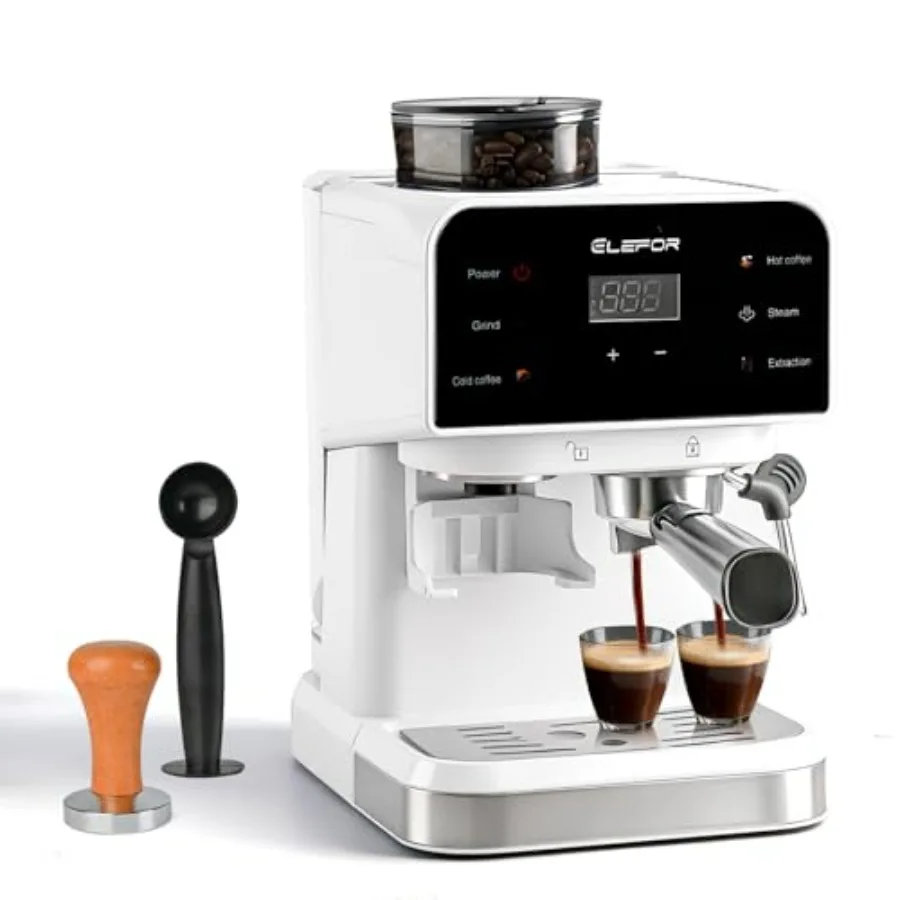 Espresso Machine 20 Bar for Home Use Stainless Steel Black High-Pressure Extraction Perfect Espresso Flavor
Espresso Machine 20 Bar for Home Use Stainless Steel Black High-Pressure Extraction Perfect Espresso Flavor