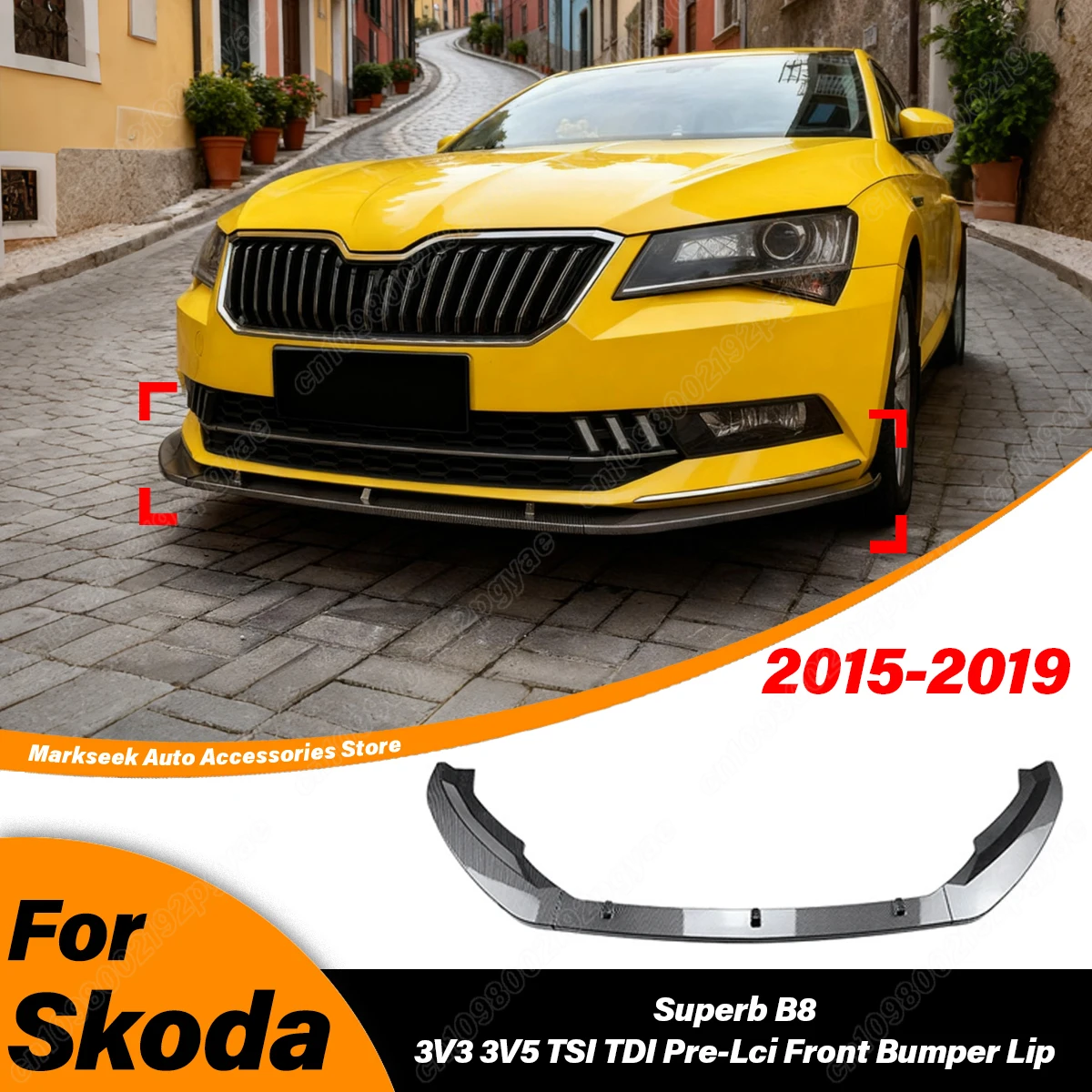Для Skoda Superb III 3V3 3V5 Estate B8 Pre-Facelift TSI TDI 2015 2016 2017 2018 2019 автомобильный передний бампер спойлер комплект украшения для губ
Для Skoda Superb III 3V3 3V5 Estate B8 Pre-Facelift TSI TDI 2015 2016 2017 2018 2019 автомобильный передний бампер спойлер комплект украшения для губ