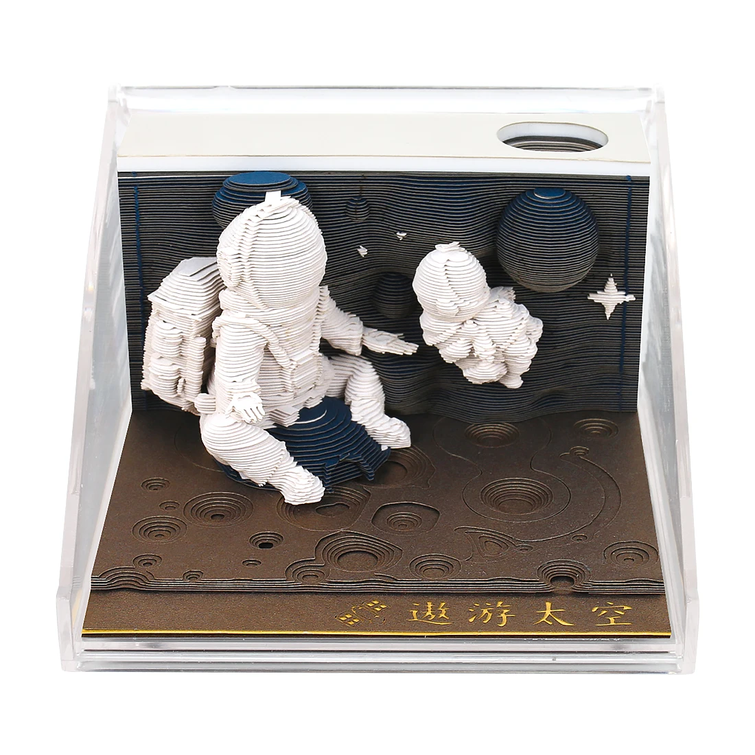 Omoshiroi Block Mini 3D Notepad Astronaut Figurines For Interior 196Sheets Memo Miniature 3D Note Paper Office Accessories Gift
Omoshiroi Block Mini 3D Notepad Astronaut Figurines For Interior 196Sheets Memo Miniature 3D Note Paper Office Accessories Gift