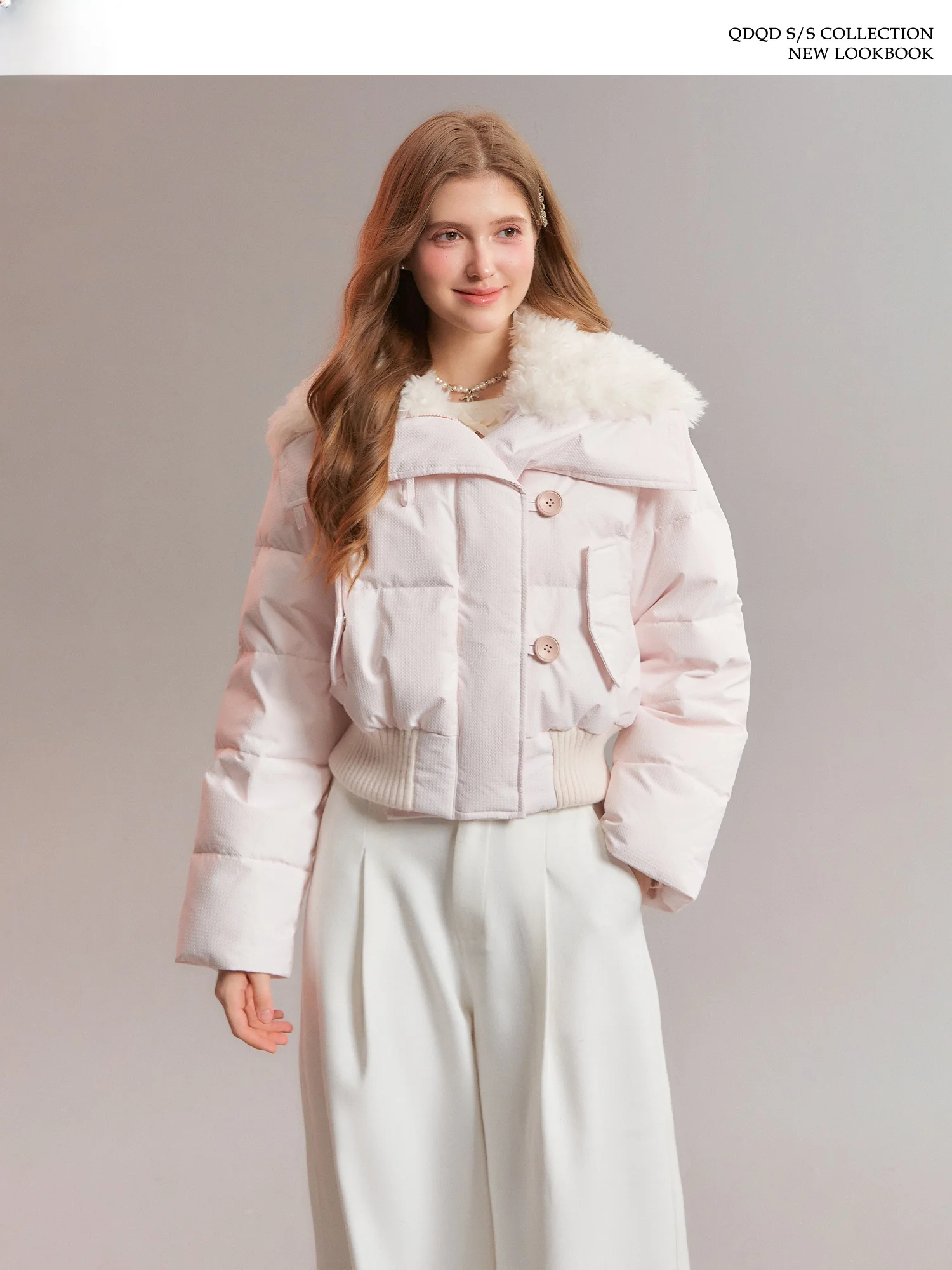Pink ort Thiened Du down Jaet with Fur Collar QDQD Women's Warm Coat Sweet Sle Regular Fit Zipper Closure Long Sve
Pink ort Thiened Du down Jaet with Fur Collar QDQD Women's Warm Coat Sweet Sle Regular Fit Zipper Closure Long Sve