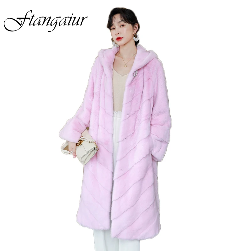 Ftangaiur Winter Import Purple Standard Velvet Mink Fur Coat Women With Fur Hood Big Loose X-Long Natural Real Mink Fur Coats
Ftangaiur Winter Import Purple Standard Velvet Mink Fur Coat Women With Fur Hood Big Loose X-Long Natural Real Mink Fur Coats