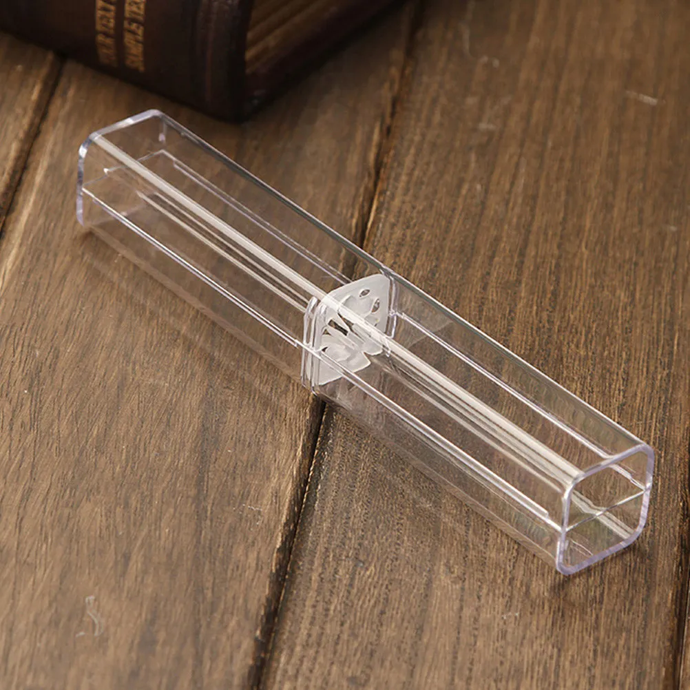 20Pcs Transparent Pen Container High Quality Plastic Pen Case Versatile Display Box Gift Packing Box for Pens Students Teachers
20Pcs Transparent Pen Container High Quality Plastic Pen Case Versatile Display Box Gift Packing Box for Pens Students Teachers