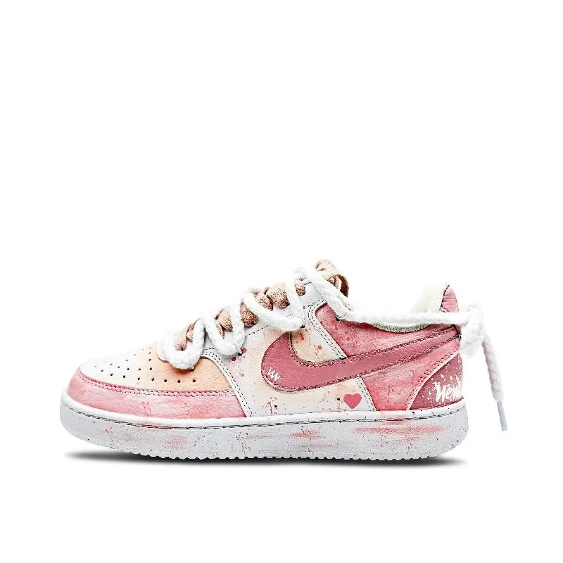 【Customize】Nike Court Vision 1 Skateboarding Shoes Women's Sneakers shoes CD5434-100
【Customize】Nike Court Vision 1 Skateboarding Shoes Women's Sneakers shoes CD5434-100