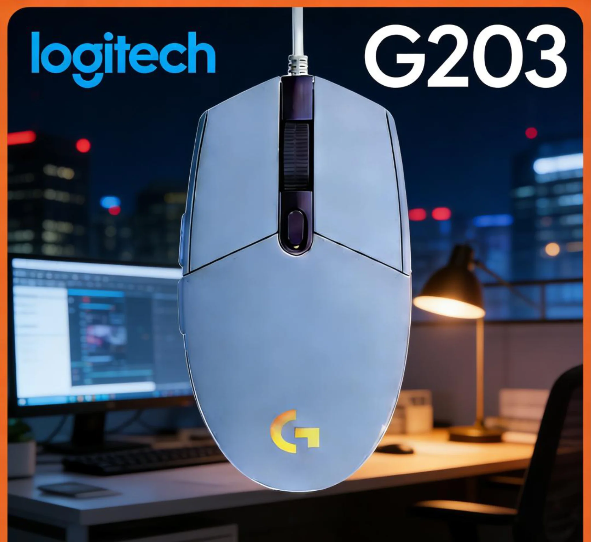 Logitech G203 Gaming Mouse RGB Illumination with Movement Sync Technology for Computer Games
Logitech G203 Gaming Mouse RGB Illumination with Movement Sync Technology for Computer Games