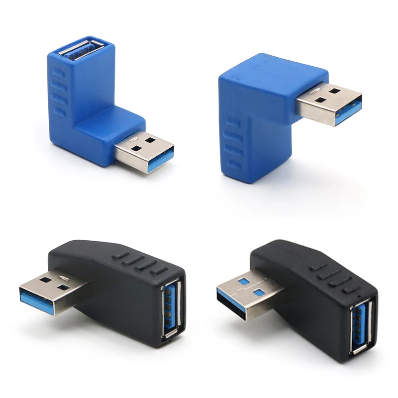 90 Degree Left Right Up Down Angled USB 3.0 A Male to Female Extension Connector Adapter for Laptop PC USB Chargers Converter
90 Degree Left Right Up Down Angled USB 3.0 A Male to Female Extension Connector Adapter for Laptop PC USB Chargers Converter