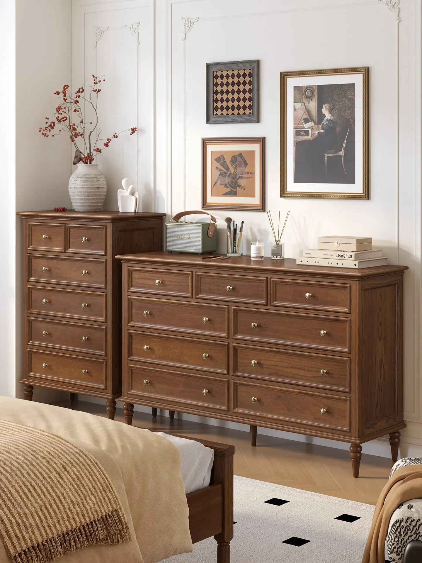 b17 medieval solid wood living room against the wall chest of drawers high-end household storage cabinet
b17 medieval solid wood living room against the wall chest of drawers high-end household storage cabinet