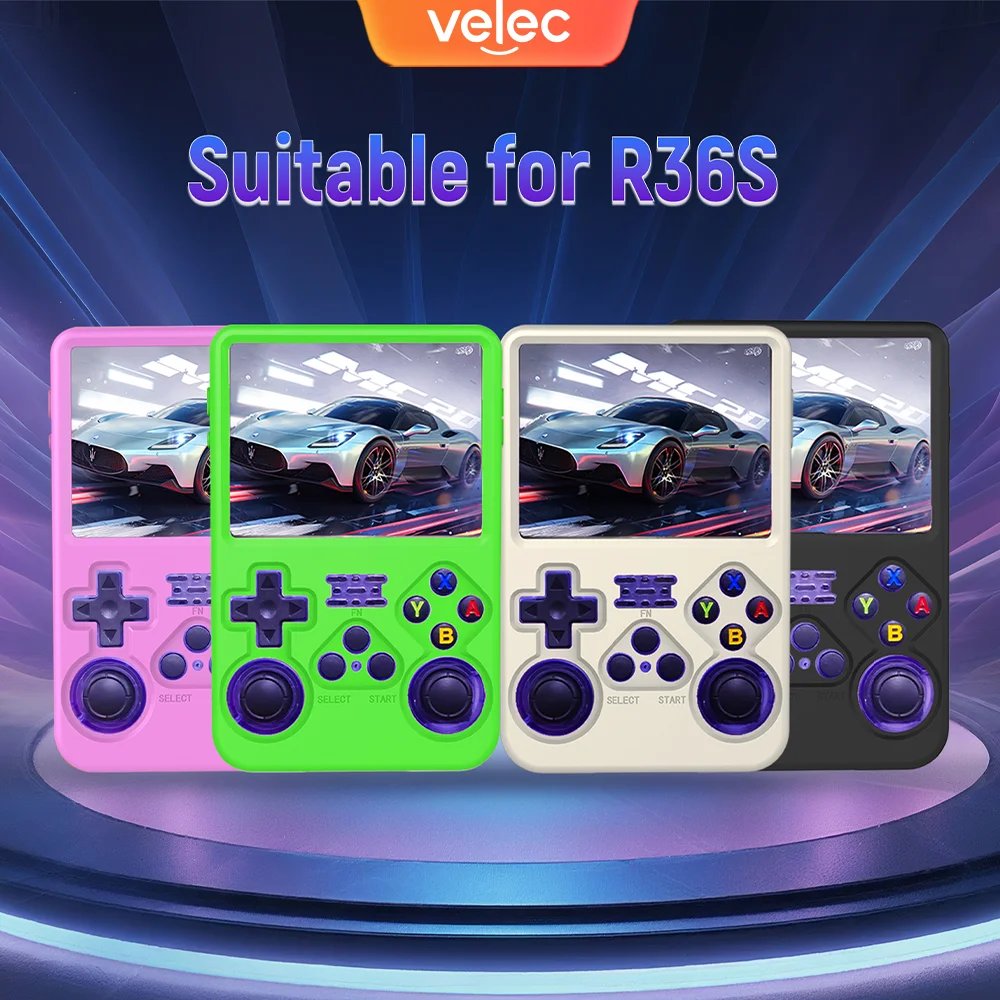 Velec Silicone Case For R36S Game Console Soft TPU Luxury Protective Cover Anti-Scratch 360 Full Cover Shockproof Accessories
Velec Silicone Case For R36S Game Console Soft TPU Luxury Protective Cover Anti-Scratch 360 Full Cover Shockproof Accessories