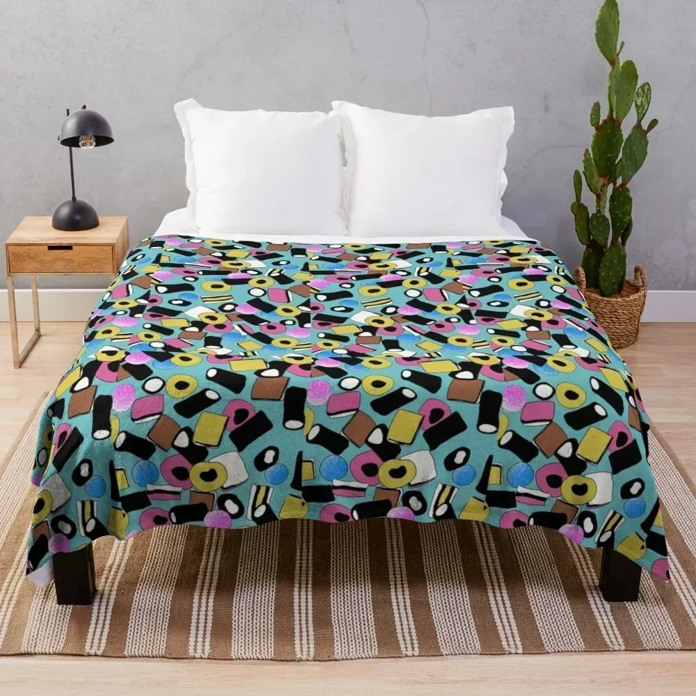 Liquorice allsorts print Throw Blanket Warm Cozy Throw Blanket for Living Room Couch
Liquorice allsorts print Throw Blanket Warm Cozy Throw Blanket for Living Room Couch