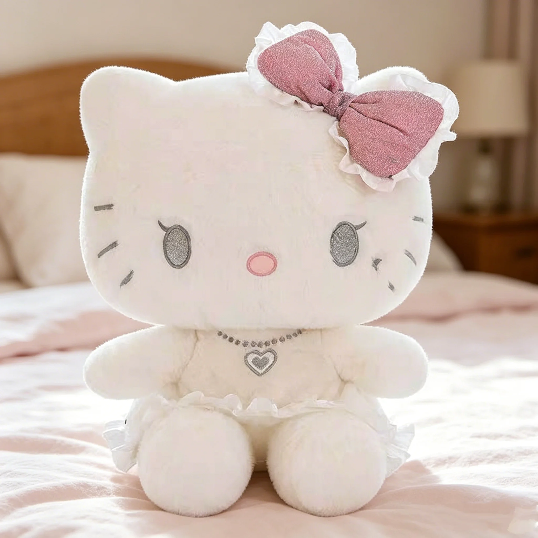 Angel Devil Hello Kitty Plush Toy Cute Stuffed Animal Soft Soft Cuddle Pillow Birthday Gift for Girls Kawaii Present
Angel Devil Hello Kitty Plush Toy Cute Stuffed Animal Soft Soft Cuddle Pillow Birthday Gift for Girls Kawaii Present