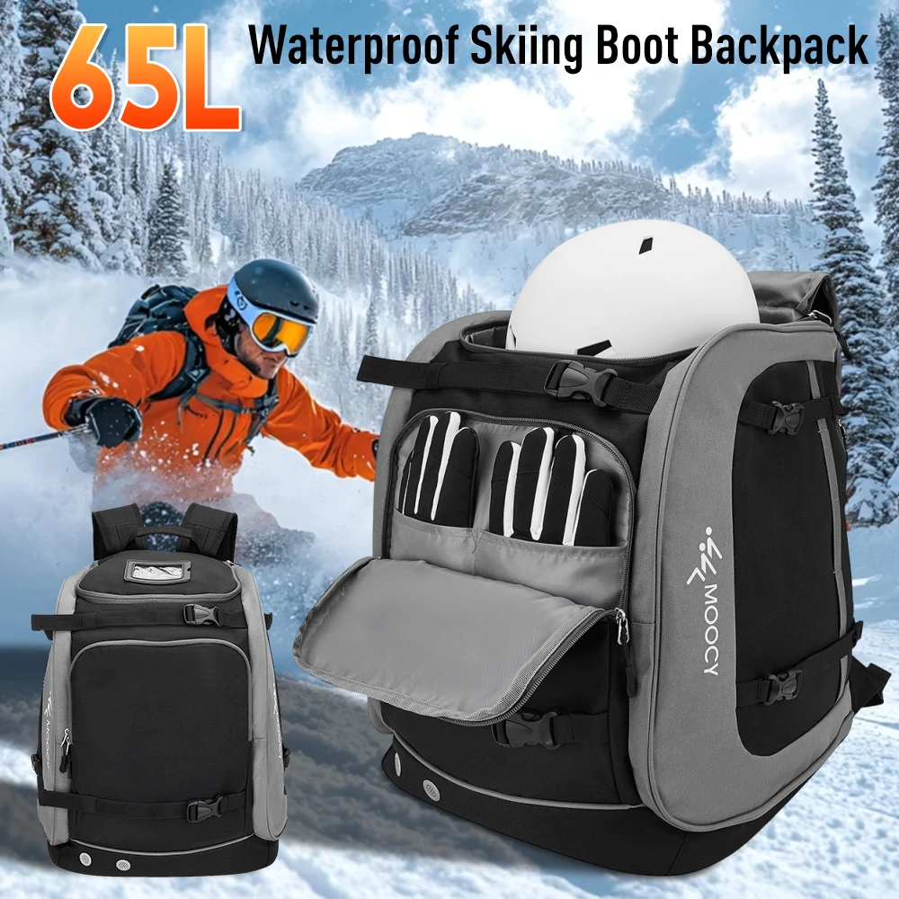 65L Skiing Boot Backpack Oxford Cloth Adjustable Ski Bag Waterproof Helmet Clothing Rucksack Backpack For Outdoor Camping Skiing
65L Skiing Boot Backpack Oxford Cloth Adjustable Ski Bag Waterproof Helmet Clothing Rucksack Backpack For Outdoor Camping Skiing