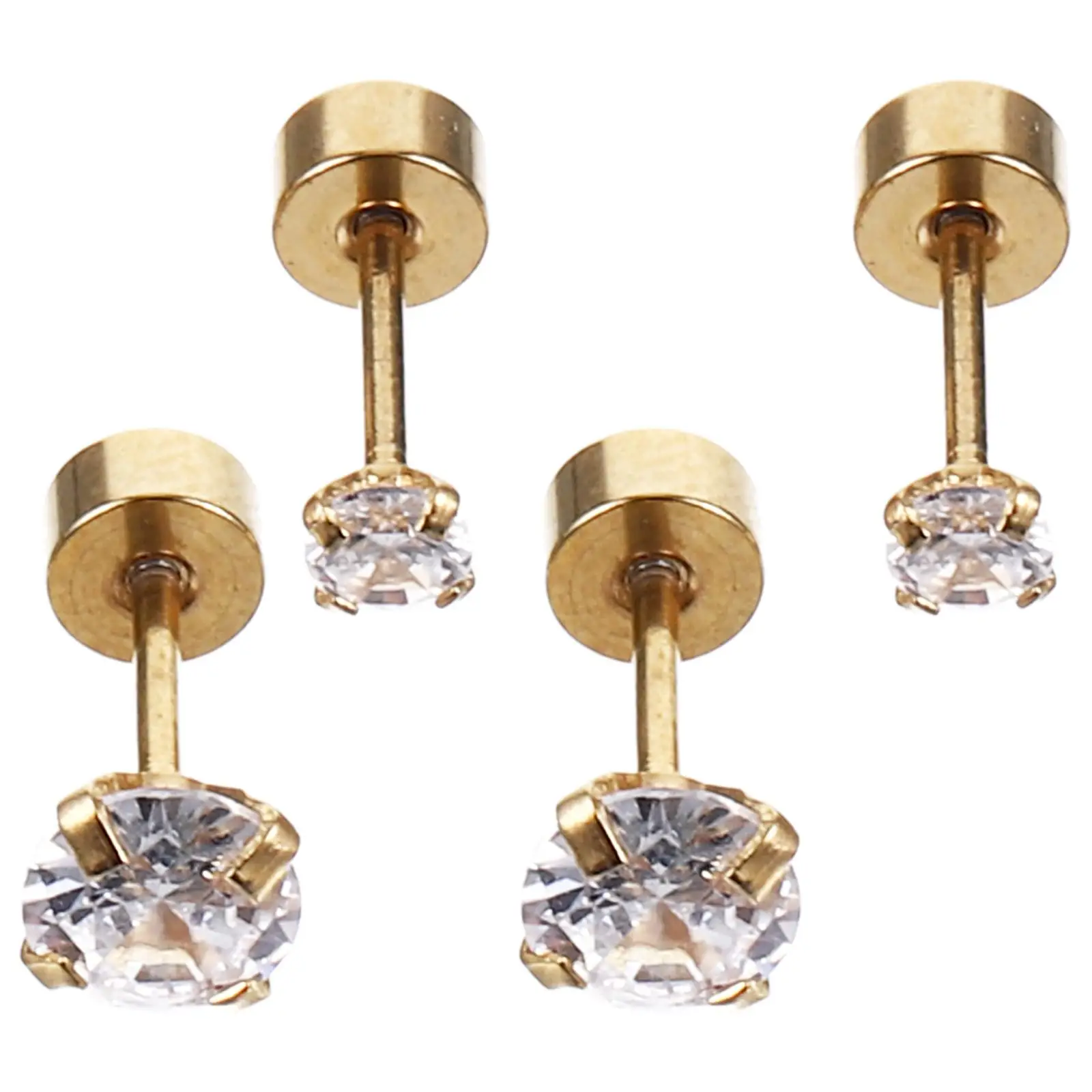 2 Pairs Zircon Earring Women Zircon Decor Stud Earrings Set Women Ear Accessories 316 Steel Jewelry Trendy Ear Decor
2 Pairs Zircon Earring Women Zircon Decor Stud Earrings Set Women Ear Accessories 316 Steel Jewelry Trendy Ear Decor