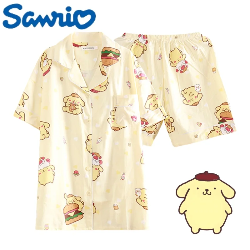 New Sanrio Cotton Loungewear Set Cartoon Pom Pom Purin Loungewear Wearable Cropped Set Girl's Holiday Gift Casual Fashion
New Sanrio Cotton Loungewear Set Cartoon Pom Pom Purin Loungewear Wearable Cropped Set Girl's Holiday Gift Casual Fashion