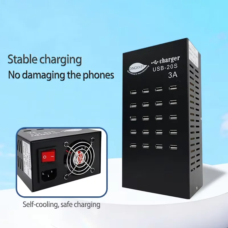 20 ports usb charger Multifunctional USB Charging Station Dock 3A 5V 300W Universal Mobile Phone Desktop Repair Shop
20 ports usb charger Multifunctional USB Charging Station Dock 3A 5V 300W Universal Mobile Phone Desktop Repair Shop