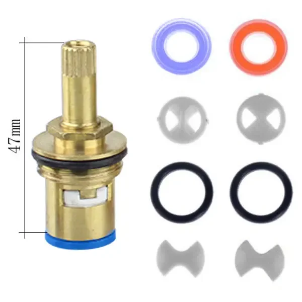 Tap Valve Spool Replacement Quick Opening Valve Water Tap Accessories Ceramic Disc & Silicon Washer Gasket Insert
Tap Valve Spool Replacement Quick Opening Valve Water Tap Accessories Ceramic Disc & Silicon Washer Gasket Insert