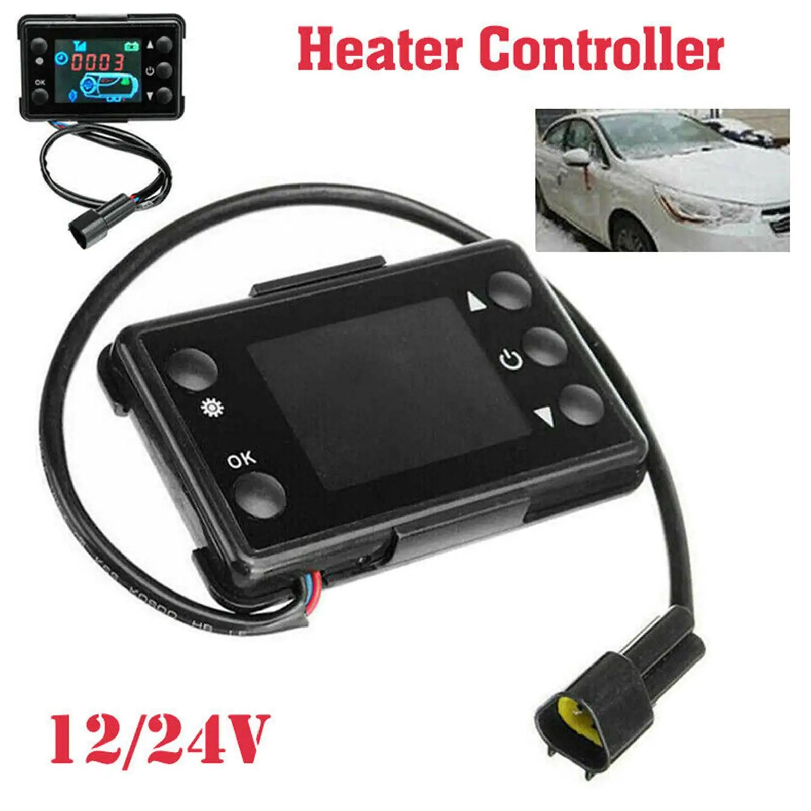 12V Car Air Parking Heater Monitor Switch Manual Buttons Remote Controller LCD Display For Truck Air Diesel Heater Accessories
12V Car Air Parking Heater Monitor Switch Manual Buttons Remote Controller LCD Display For Truck Air Diesel Heater Accessories