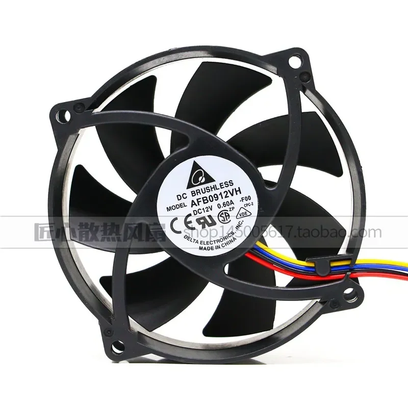 Original Delta 9225 AFB0912VH Round DC12V 0.60A Four-Wire Ball Bearing Fan for Delta
Original Delta 9225 AFB0912VH Round DC12V 0.60A Four-Wire Ball Bearing Fan for Delta