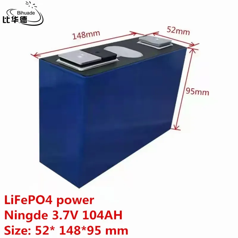 LiFePO4 мощность 104 Ач 3,7 В 52*148*95 мм, оснащенный на открытом воздухе, подходит для электрических вилочных погрузчиков, хранилища энергии на автофургоне, бортовой мощности.
LiFePO4 мощность 104 Ач 3,7 В 52*148*95 мм, оснащенный на открытом воздухе, подходит для электрических вилочных погрузчиков, хранилища энергии на автофургоне, бортовой мощности.