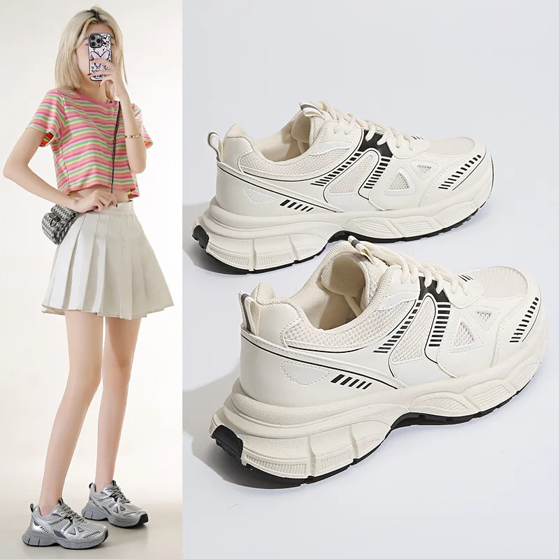 Women Causal Shoes summer Brand Designer Wedges silvery Sneakers Platform Trainers shoes Female outdoor Walking Vulcanized Shoes
Women Causal Shoes summer Brand Designer Wedges silvery Sneakers Platform Trainers shoes Female outdoor Walking Vulcanized Shoes