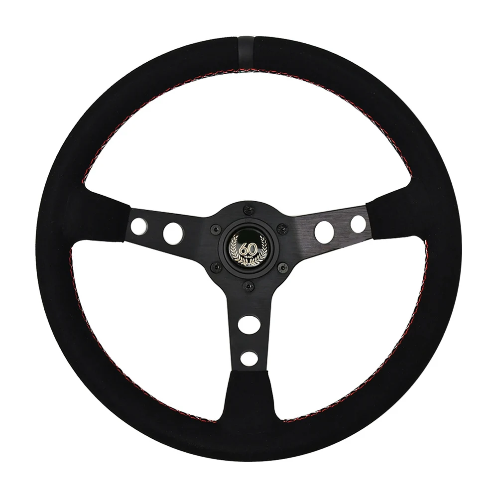 14inch 350mm Car Steering Wheel Suede/mono leather 72mm Concave Drift JDM Racing Steering Wheel with Black Edition
14inch 350mm Car Steering Wheel Suede/mono leather 72mm Concave Drift JDM Racing Steering Wheel with Black Edition