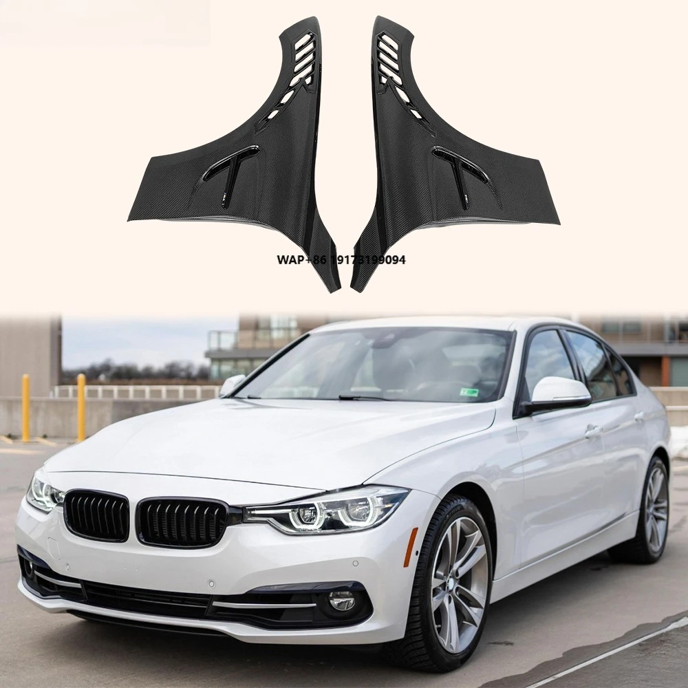 For F30 3 Series GT4ADL Style Carbon Front Bumper Fender Pair With Emblems
For F30 3 Series GT4ADL Style Carbon Front Bumper Fender Pair With Emblems
