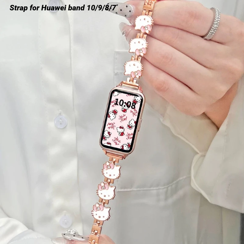Metal Strap For Huawei band 10 Sport Watchband for HUAWEI band 9/8/7 Fashion Woman Correa Bracelet Smartwatch Wristband
Metal Strap For Huawei band 10 Sport Watchband for HUAWEI band 9/8/7 Fashion Woman Correa Bracelet Smartwatch Wristband