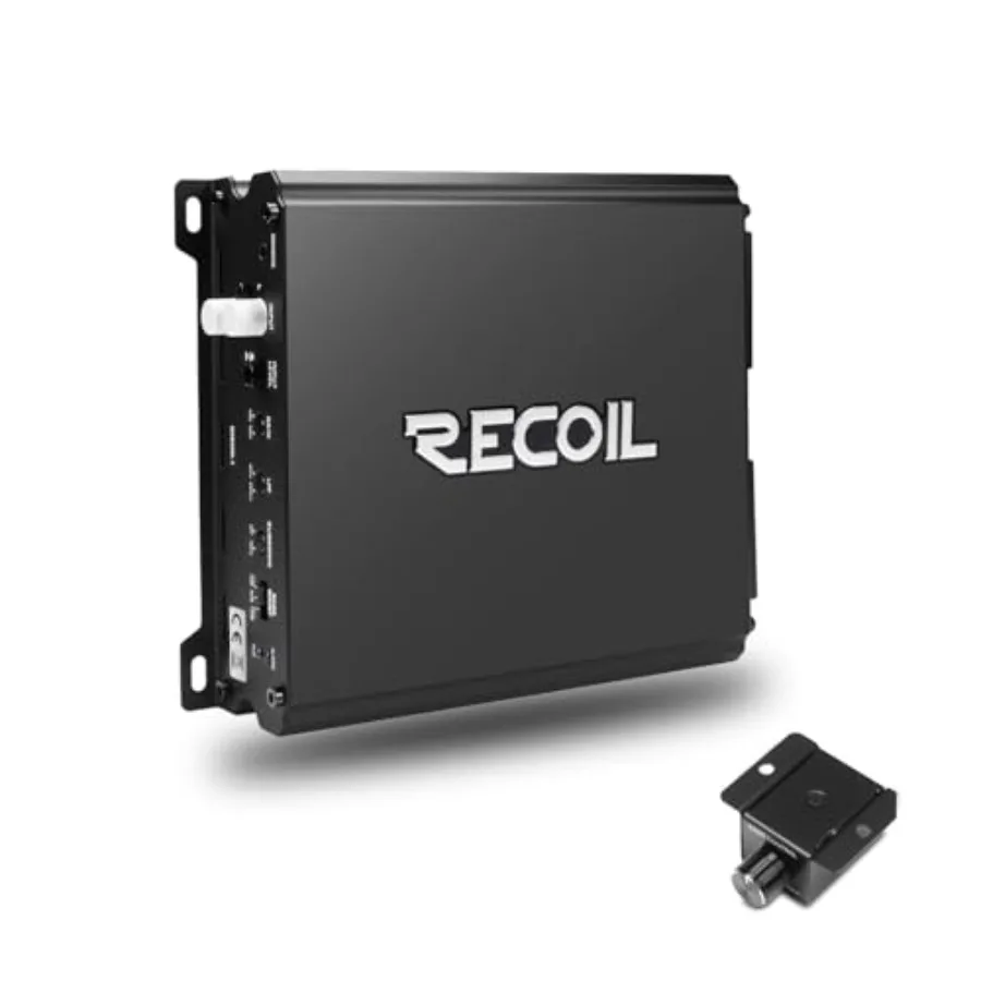 Car audio subwoofer amplifier for vehicle installation, aluminum black housing, 1200W max power with MOSFET power supply and re
Car audio subwoofer amplifier for vehicle installation, aluminum black housing, 1200W max power with MOSFET power supply and re