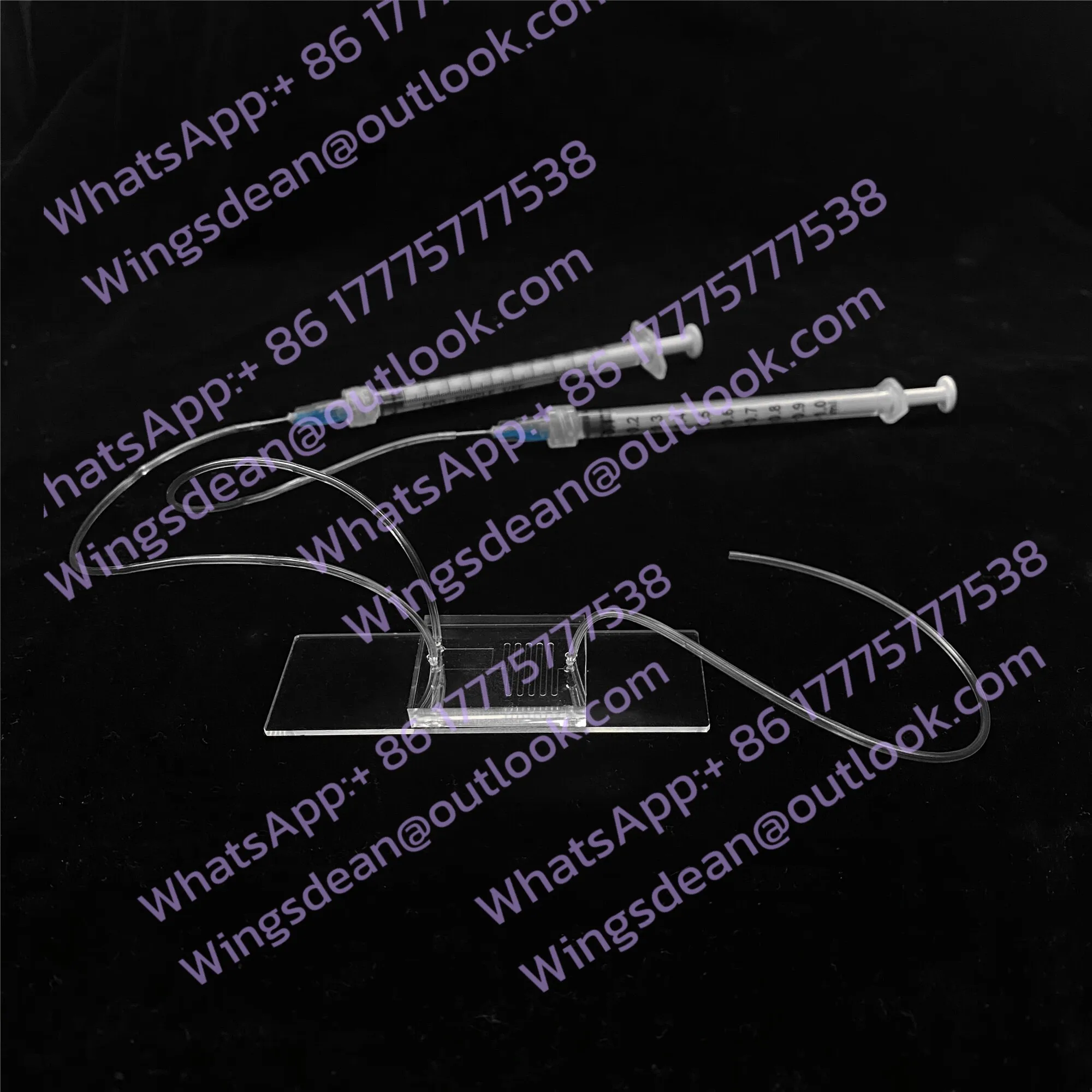 Microfluidic Standard Chip PDMS Droplet Microspheres, Connection Kit