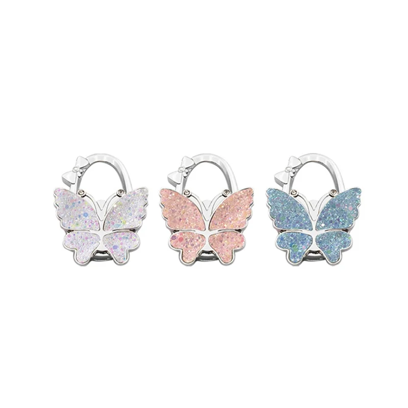 A04G-3PCS Foldable Fashion Butterfly Purse Bag Table Hook Holder For Student Handbag Hanger For Home Decoration Desk Hook
A04G-3PCS Foldable Fashion Butterfly Purse Bag Table Hook Holder For Student Handbag Hanger For Home Decoration Desk Hook