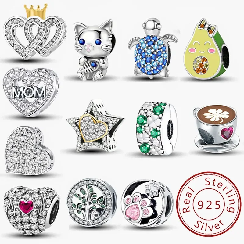 925 Sterling Silver Cat Turtle Paw Coffee Love Heart Series Bead Diy Bracelet Bangle Making Gift of High Quality Fine Jewelry
925 Sterling Silver Cat Turtle Paw Coffee Love Heart Series Bead Diy Bracelet Bangle Making Gift of High Quality Fine Jewelry