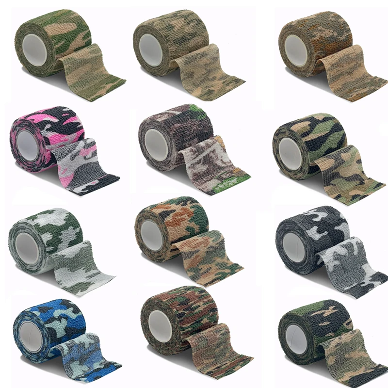1 Roll 5*450cm Disposable Self-adhesive Flex Elastic Camouflage Bandage Tattoo Handle Grip Tube Wrap Elbow Stick Motion Tape
1 Roll 5*450cm Disposable Self-adhesive Flex Elastic Camouflage Bandage Tattoo Handle Grip Tube Wrap Elbow Stick Motion Tape