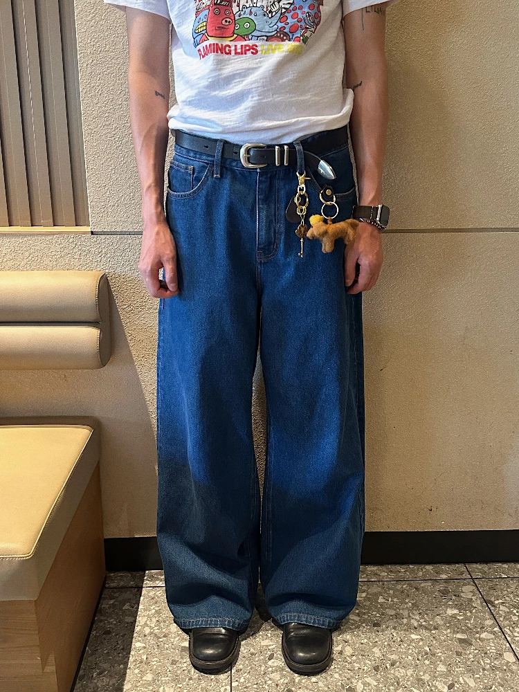 Waed Vintage American Sle Men's Jeans Casual Wide Leg Straight Cut Commute Long Trousers Durable Wear Resistant All Seasons
Waed Vintage American Sle Men's Jeans Casual Wide Leg Straight Cut Commute Long Trousers Durable Wear Resistant All Seasons