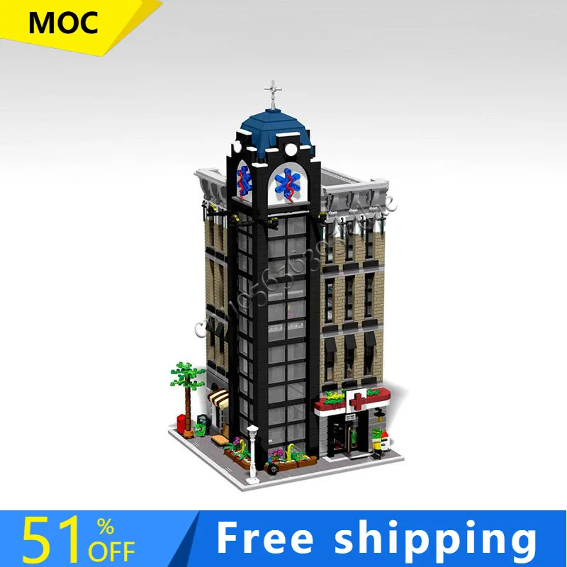 Популярный 4030 шт. MOC, роскошный МОДУЛЬНЫЙ HOSPITAL, модульная модель, архитектурный строительный блок, сделай сам, образовательная сборка, детские игрушки, подарки
Популярный 4030 шт. MOC, роскошный МОДУЛЬНЫЙ HOSPITAL, модульная модель, архитектурный строительный блок, сделай сам, образовательная сборка, детские игрушки, подарки