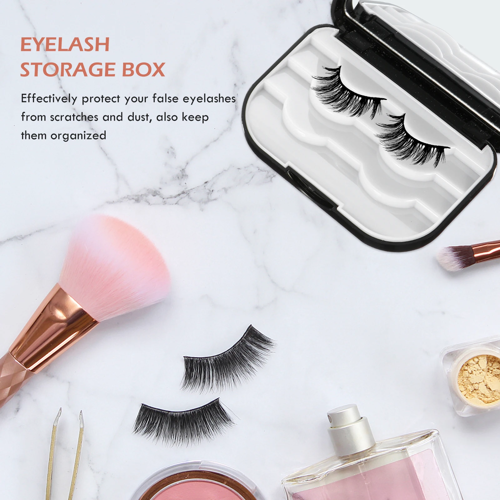 1pc Eyelash Storage Case Waterproof Plastic Container Travel Holder Organizer for Women Girls Gift Dustproof Lightweight 
1pc Eyelash Storage Case Waterproof Plastic Container Travel Holder Organizer for Women Girls Gift Dustproof Lightweight