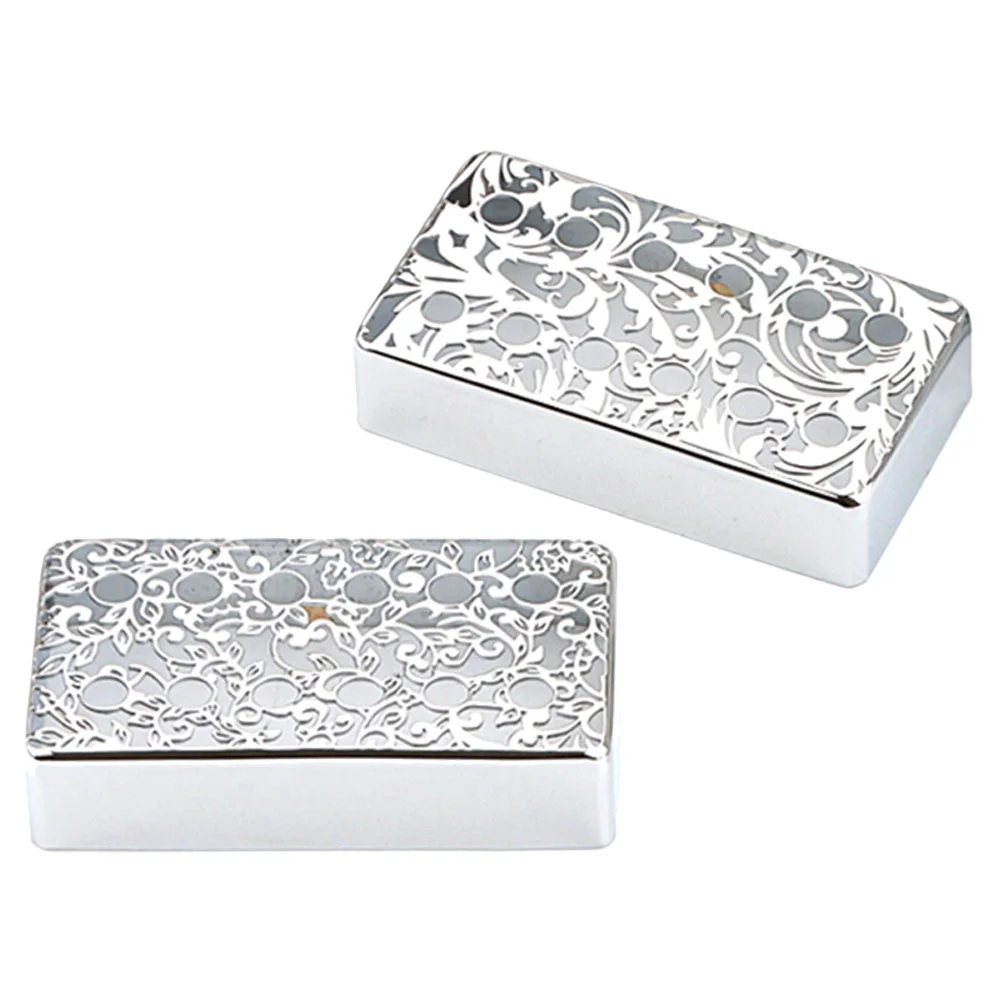 2 Pcs Guitar Pickup Cover Pattern Chrome Pack Gb613 Covers Neck Musical Instrument Electric Bridge Accessories Frame
2 Pcs Guitar Pickup Cover Pattern Chrome Pack Gb613 Covers Neck Musical Instrument Electric Bridge Accessories Frame